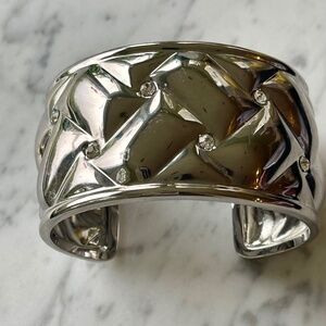 Kurt Geiger Quilted Cuff Bracelet